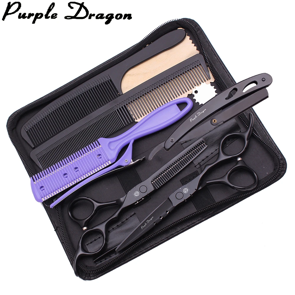 Professionelle Friseurscheren 5,5" 6" JP Edelstahl Haarschneidescheren Effilierscheren Haarscheren Haarschneideset Z1010 Image