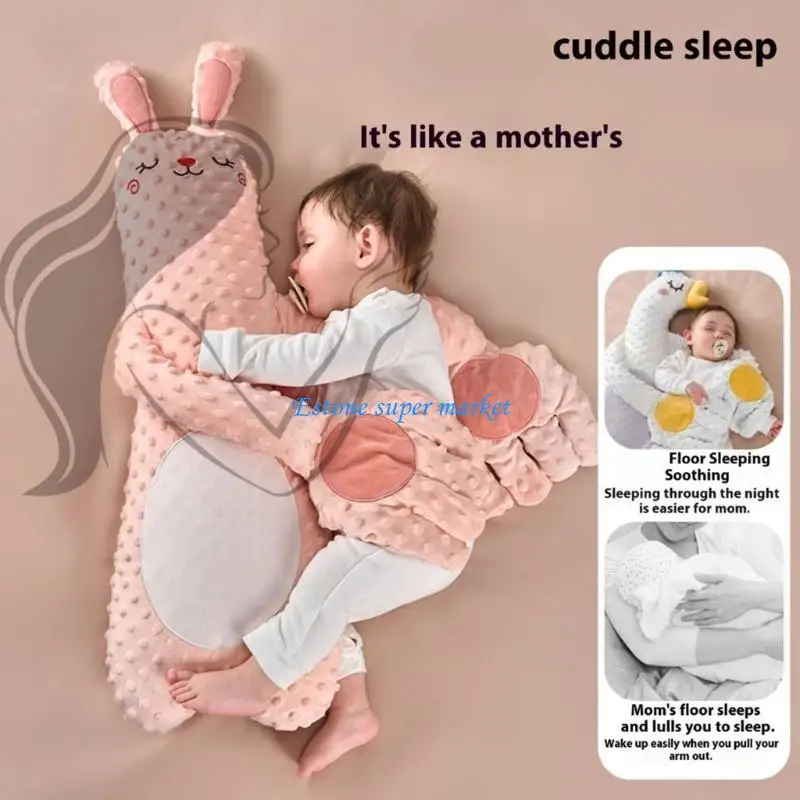 090B Beruhigendes Handpuppenkissen für den Schlaf des Babys, die Stimmung des Säuglings beruhigt und für eine erholsame