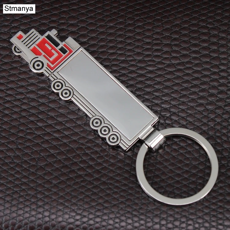 Heißer verkauf lkw Anhänger Schlüssel Kette mini Lkw Modell Auto Schlüssel Ring kreative Tasche Charme Zubehör metall Keychain Geschenk schmuck k1733 Image