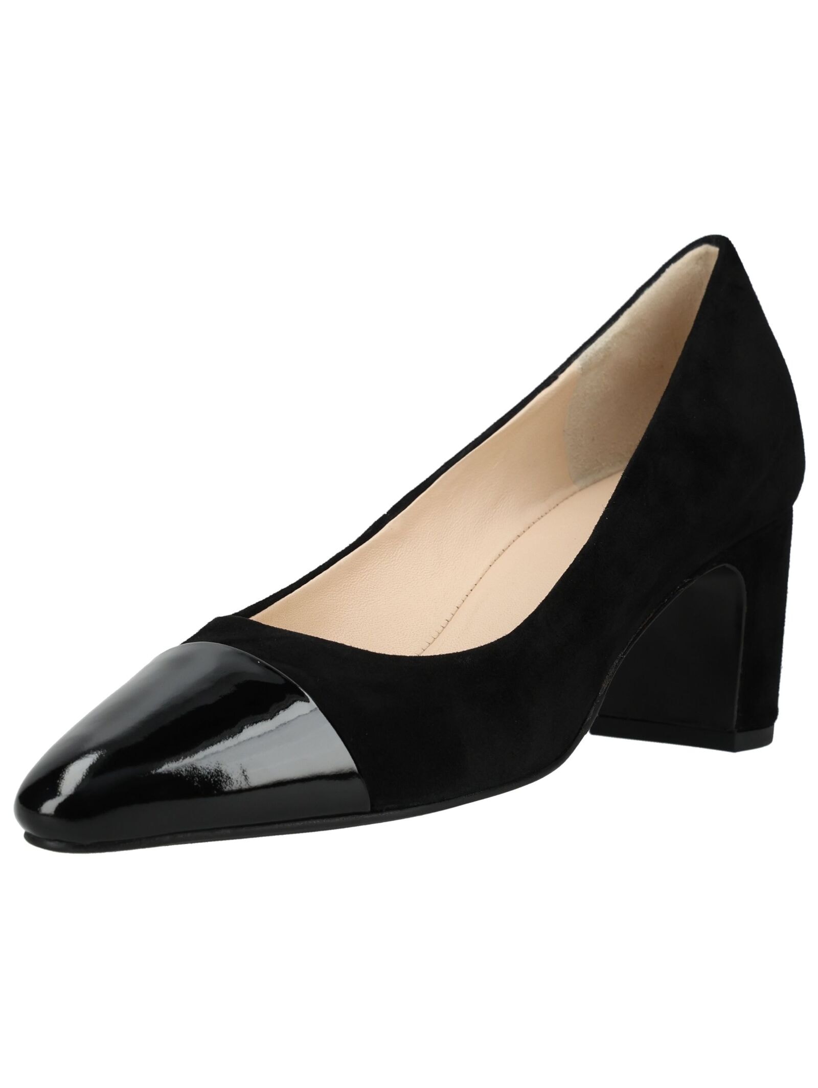 Pumps HÖGL "Högl Pumps Veloursleder", Damen, Gr. 38, schwarz, Veloursleder, Schuhe Pumps