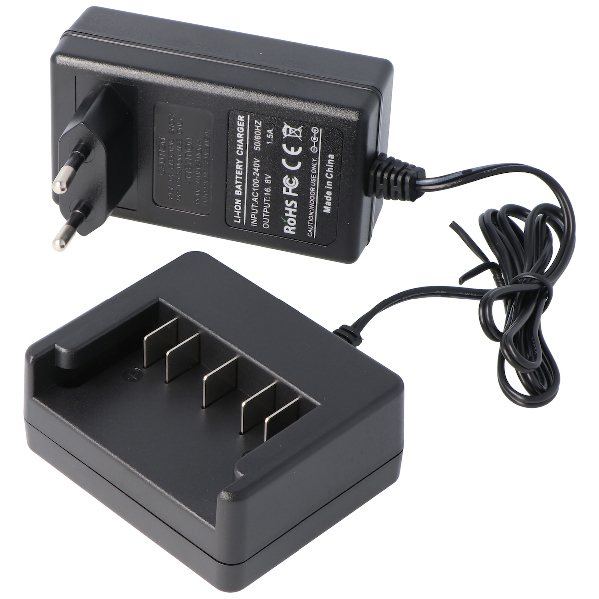 AccuCell Ladegerät passend für Bosch Li-Ion Professional 14,4 Volt Akku, 2607336078, Bosch GSR 14.4 V-EC Professional, Bosch GBH 14,4 V-LI, Ladestrom 1500 mA Image