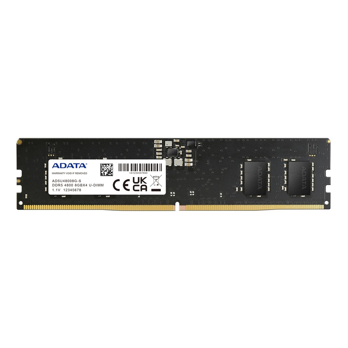 ADATA DIMM 8 GB DDR5-4800 , Arbeitsspeicher schwarz, AD5U48008G-S, Premier Image