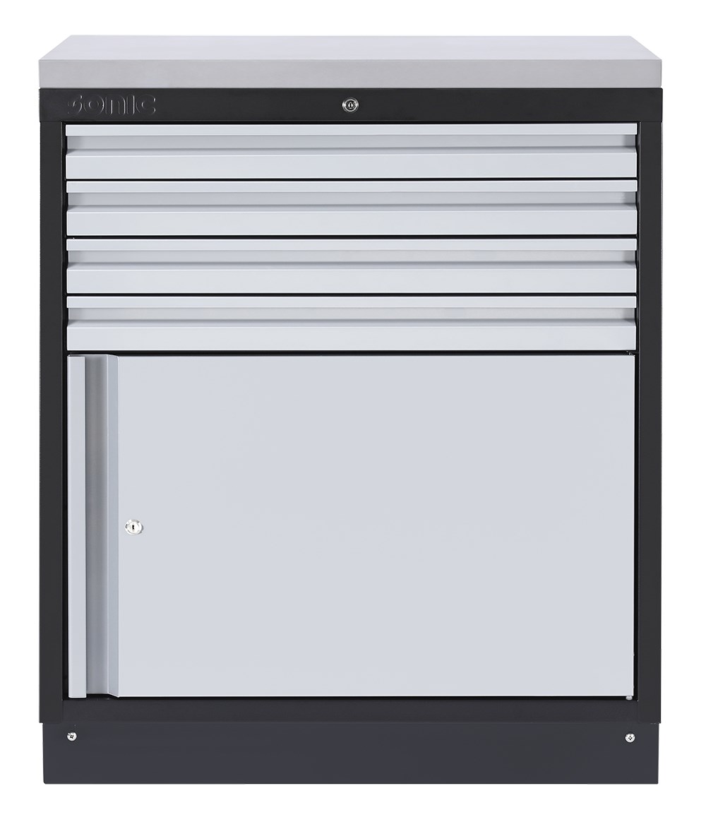 SONIC EQUIPMENT MSS Schubladenschrank mit Tür 845mm 47379 Werkzeugschrank Image