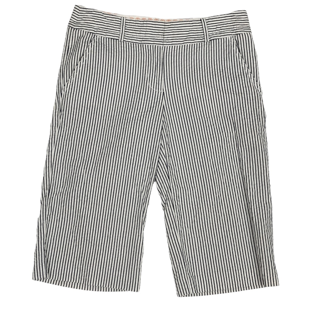 J. Crew Shorts | Jcrew Seersucker Long Bermuda Shorts Shorts Shorts Shorts Shorts Shorts Shorts | Color: Black/White | Size: 2
