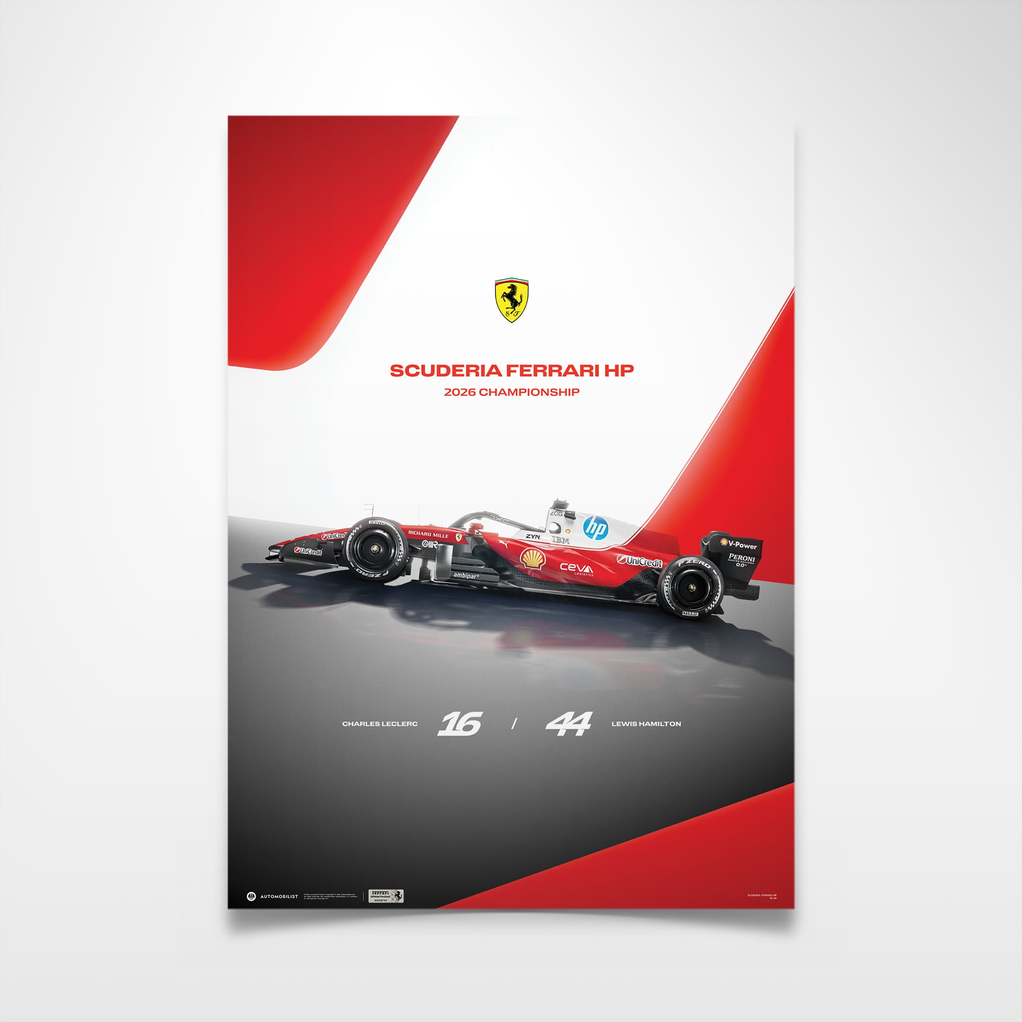Affiche Scuderia Ferrari SP-26 - No Gender Taille: One Size Only