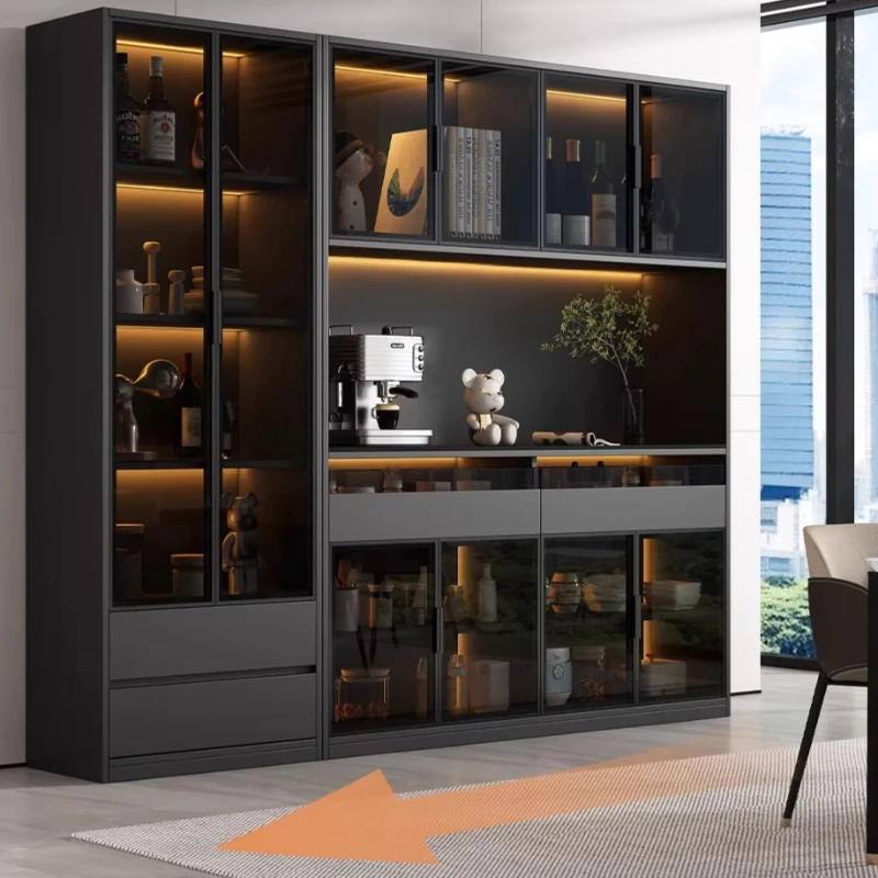 Ästhetischer Ergonomischer Weinschrank Modernes Design Praktischer Schlanker Weinschrank Moderne Antike Bar-Möbel Juomakaappi XY50JG Image