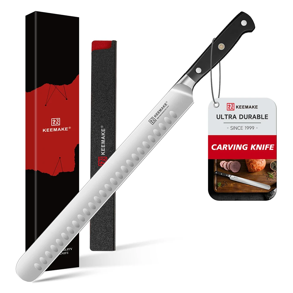 KEEMAKE Brustmesser, 30,5 cm, Schnitzmesser für Fleisch, Küchenmesser aus Edelstahl für Grill, Braten, Rippen, Truthahnschinken Image