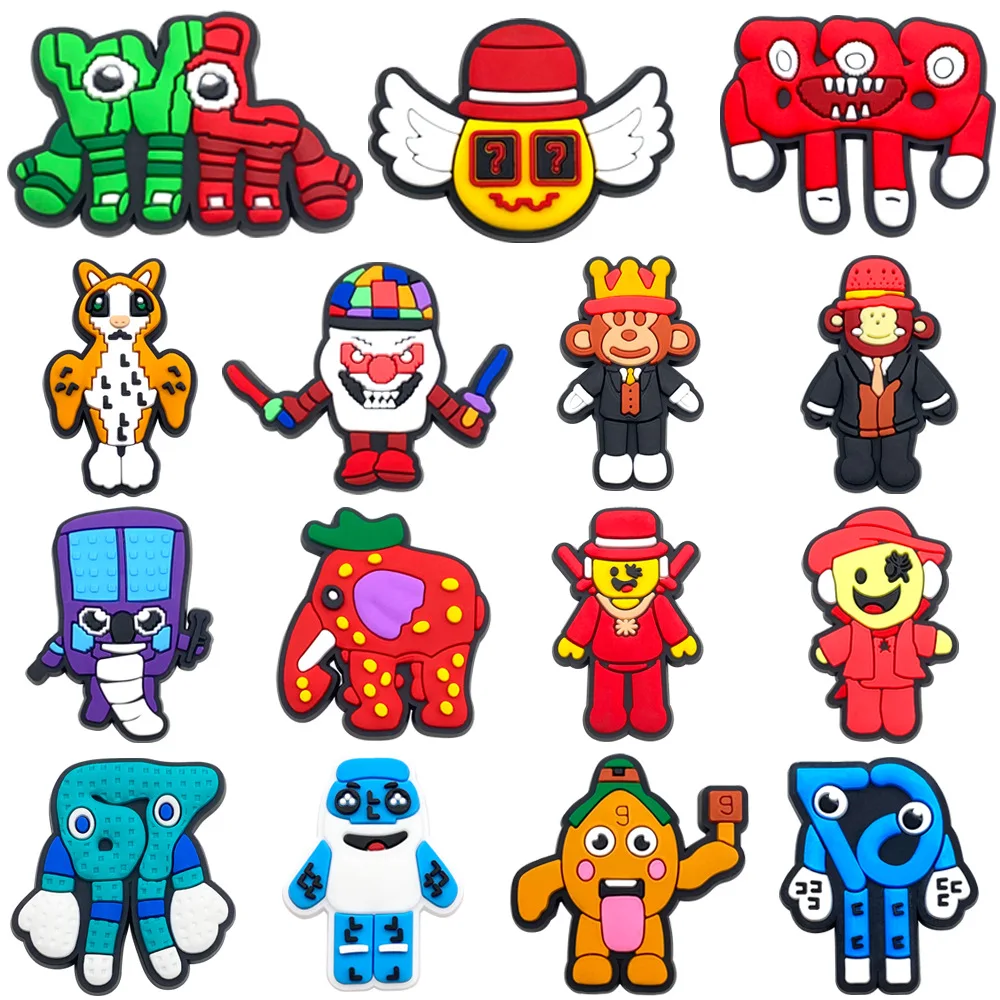 Steal Catch the Brainrot Schuh-Charm Cartoon für Schuh-Accessoires, Dekorationen für Sandalen, Sneaker, klassische Clogs, Kinder-Weihnachtsgeschenke