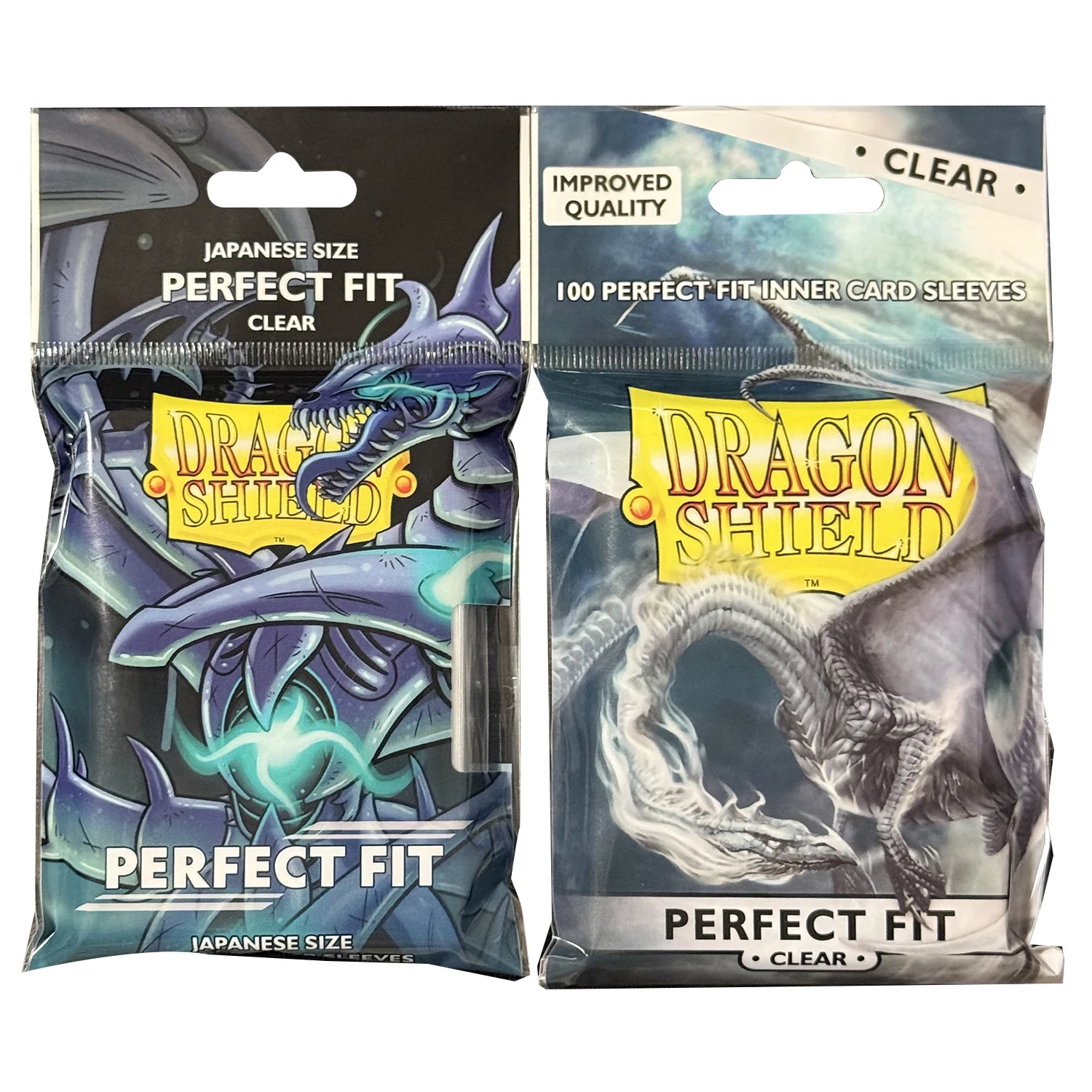 100 Stück/Set Dragon Shield Transparente Kartenhüllen Japanische/Standardgröße Perfekt Passend für TCG-Karten Schutzhüllen Image