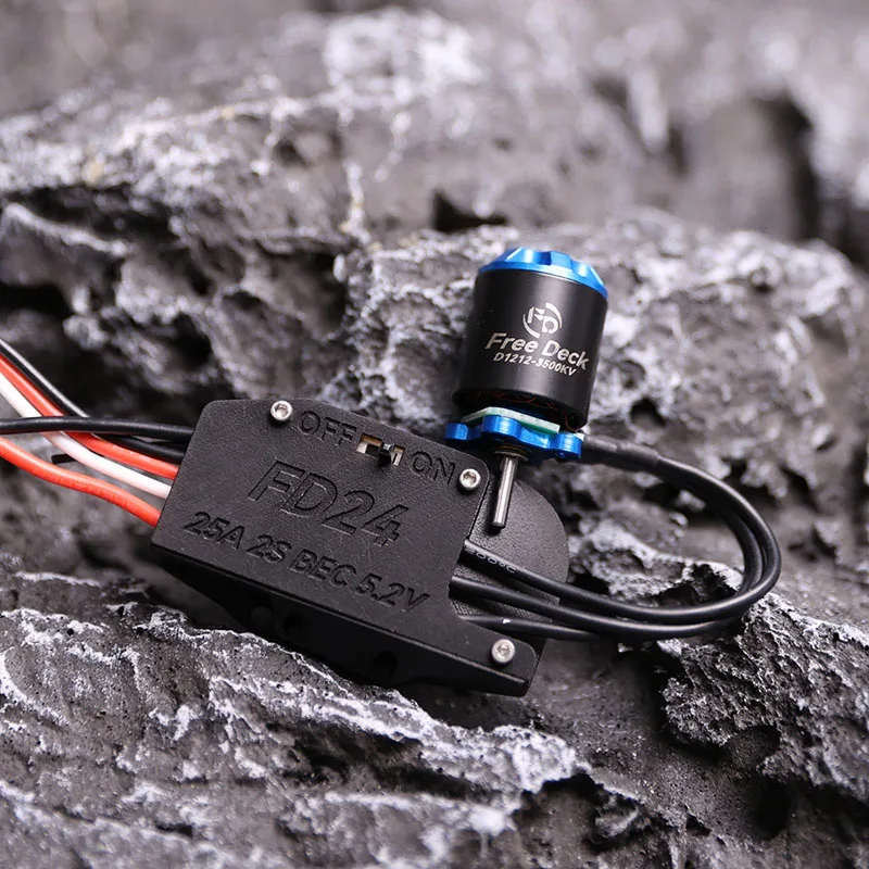 FD24 On-Board ESC Elektronischer Geschwindigkeitsregler für 1/30 1/24 RC Crawler Car Axial SCX30 SCX24 FMS FCX24M Free Deck