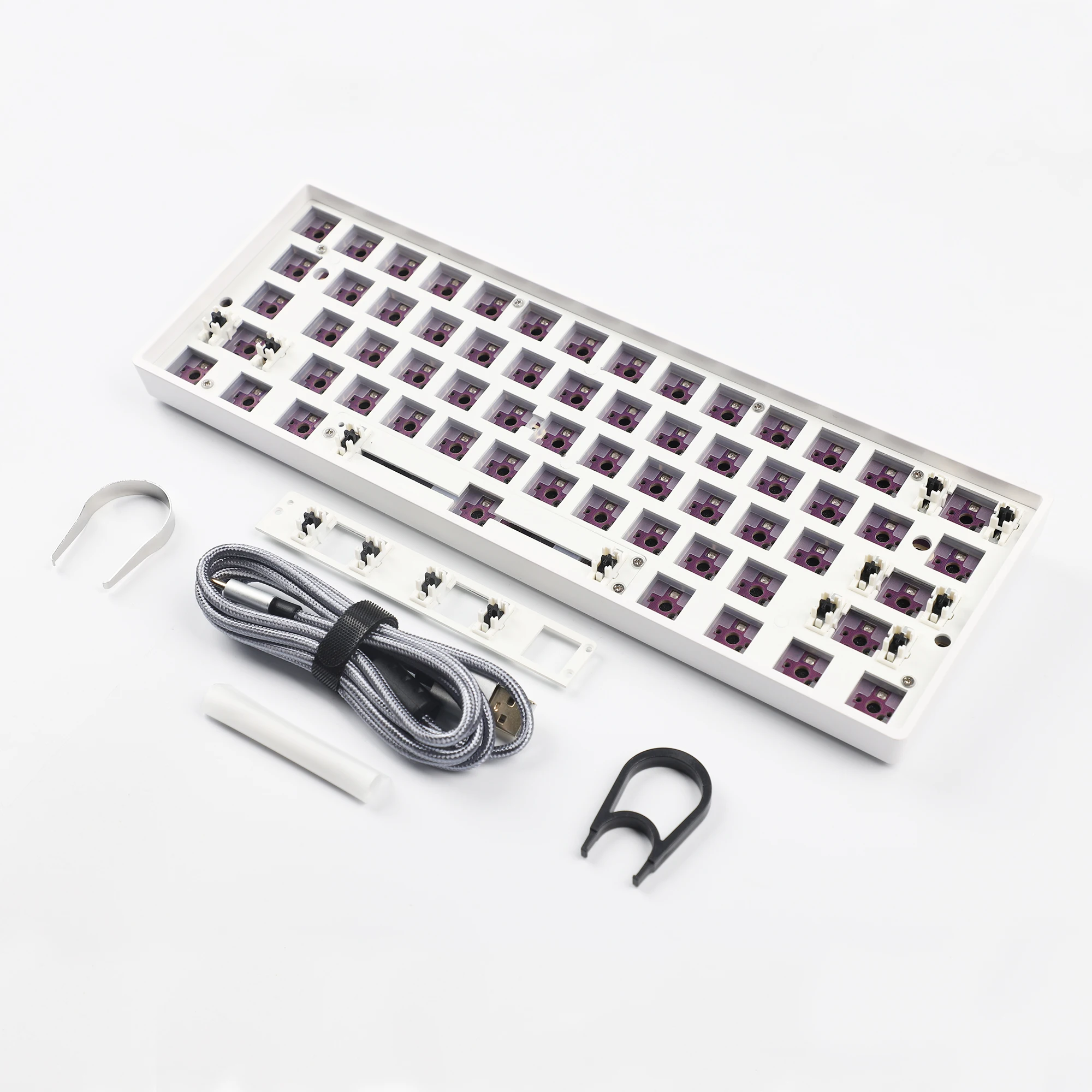 GK61 V3 Lite Gasket RGB Hotswappable Programmierbares Kabelgebundenes MX-Switches Mechanisches Tastatur-DIY-Kit Image