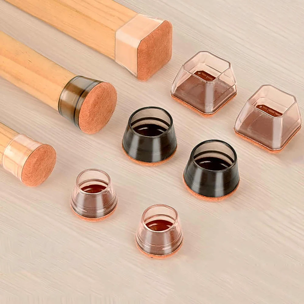 Möbelfußpolster aus Silikonkautschuk, Tischbeinabdeckungen, Stuhlpolster, rutschfeste U-förmige Rohrschellen, Bodenschutzabdeckungen, Rohrkappen