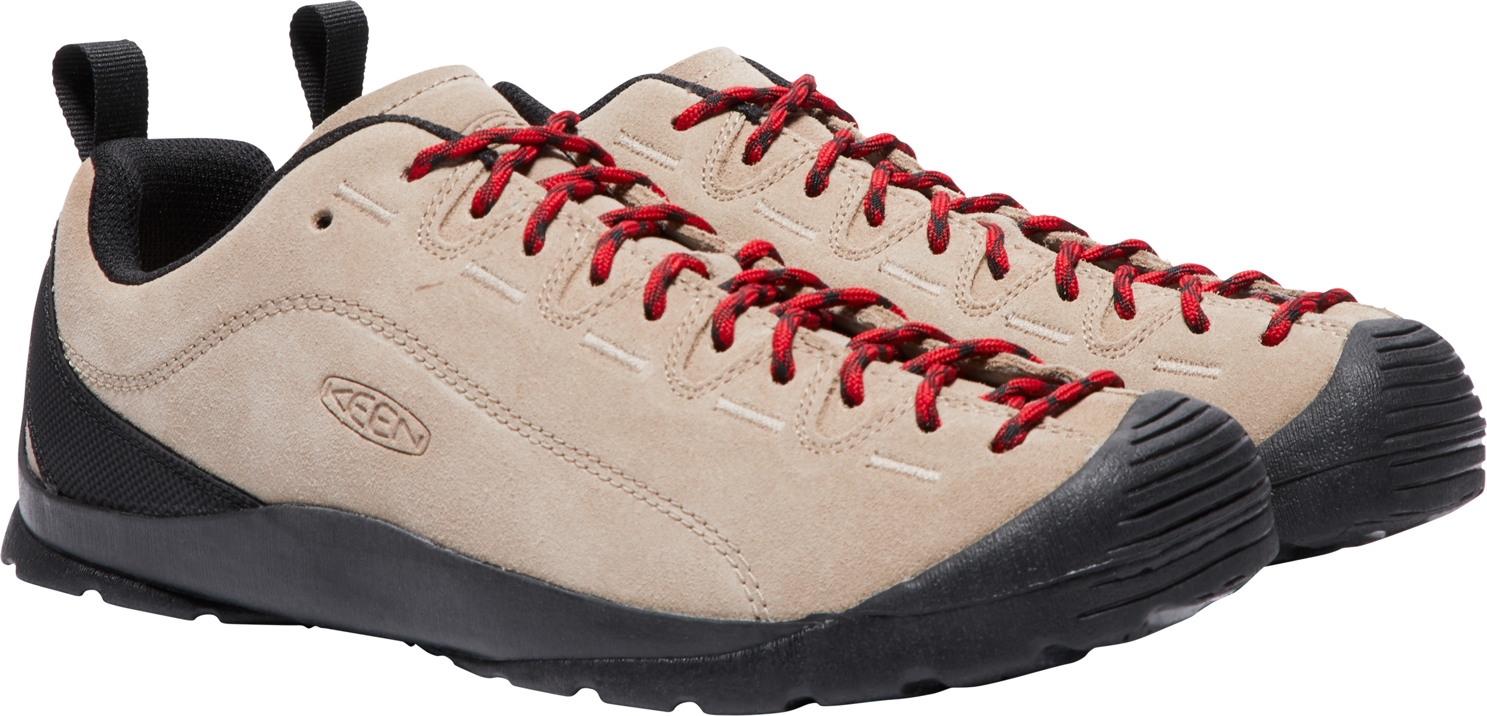 Sneaker KEEN "JASPER", Herren, Gr. 42, silber (silber mink), Leder, Schuhe Sneaker