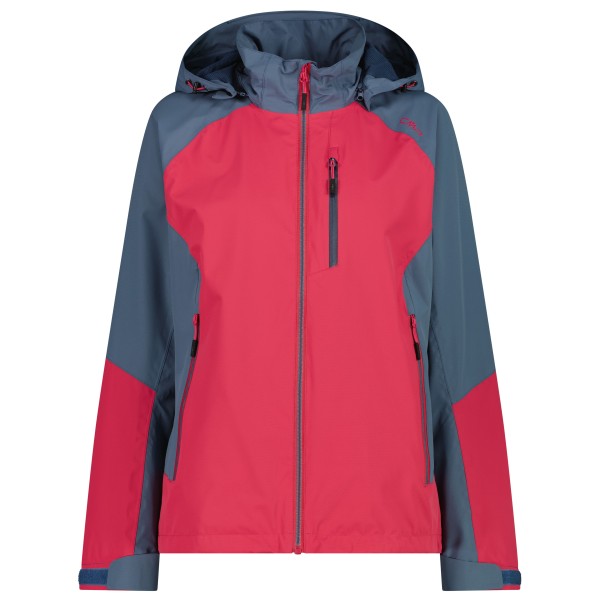 CMP - Women's Ripstop Jacket Zip Hood - Regenjacke Gr 50 rot