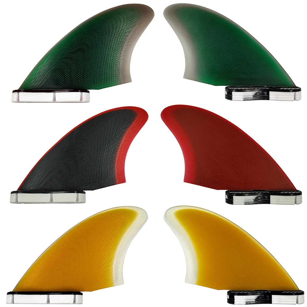 Ailerons de planche de surf K2 pour boîtes d'aileron UPSURF FCS 2, Quilhas Keel en fibre de verre, ailerons stabilisateurs à double languette, ensemble d'aileron latéral, ensemble d'aileron double,