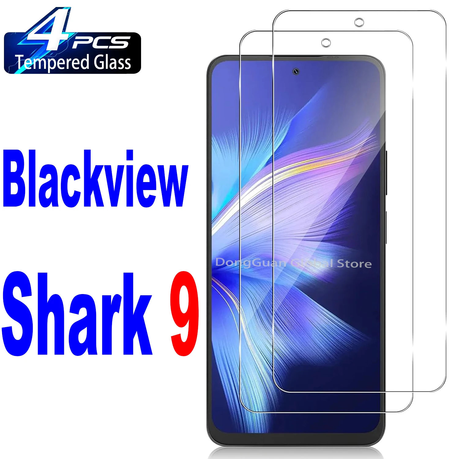 Für Blackview SHARK 9, gehärtetes Glas, Displayschutzfolie Image