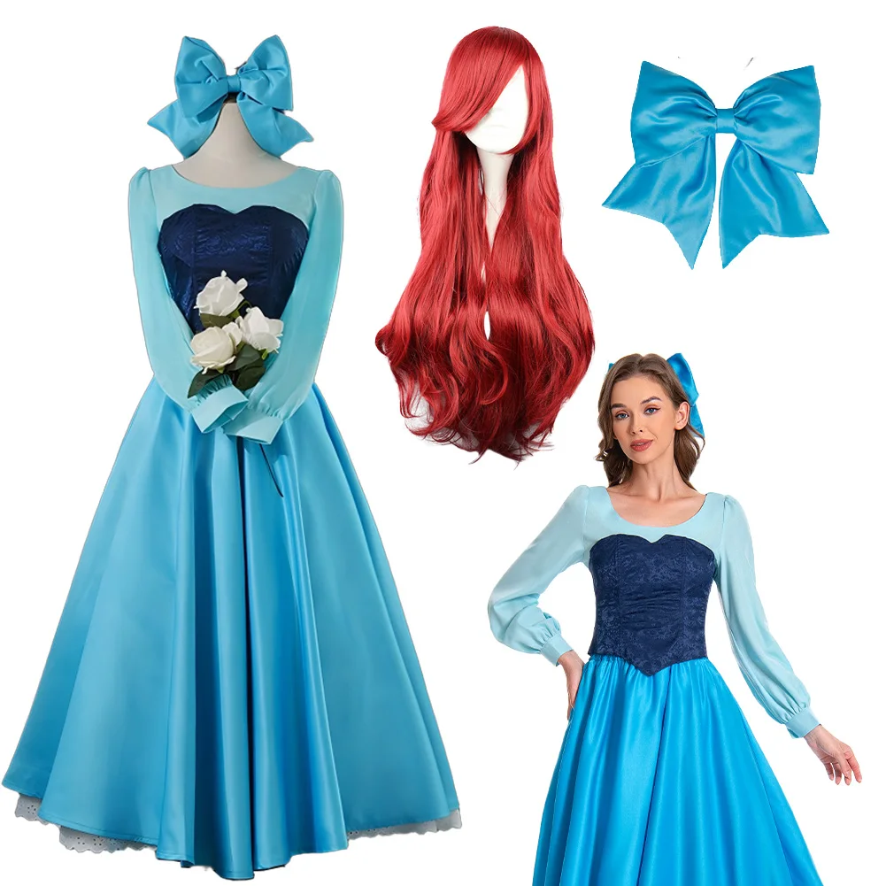 Kostüm Meerjungfrau Prinzessin Aliel Cosplay Kostüm Cartoon Film Frauen Kleider Halloween Party Kleidung Für Damen Rollenspiel Image