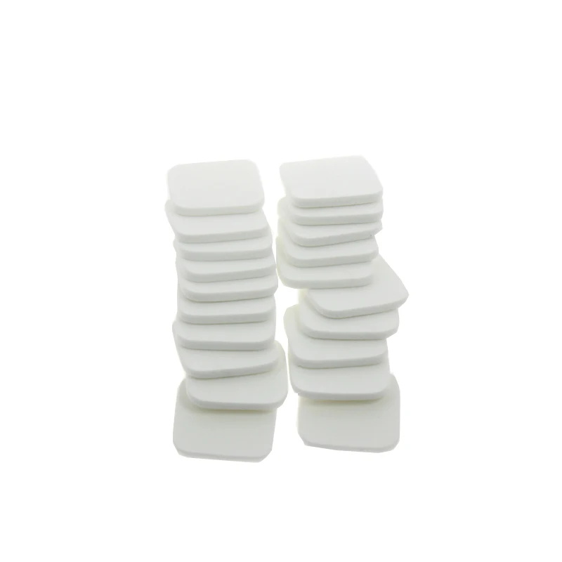 20 Teile/satz 4,7*4,7*0,5 cm Platz Frauen Mädchen Gesicht Kleine Puderquaste Make-Up Schwamm Blending Schönheit Foundation kosmetische Werkzeug Image