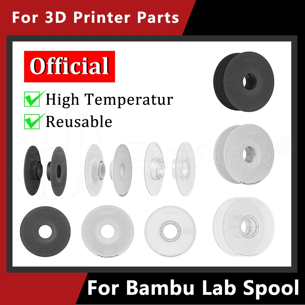 Bambu Lab 3D-Drucker Hochtemperaturmaterial Rack Wiederverwendbare Spule Filamentkompatibilität Wiederverwendbare Spule 3D-Druckerzubehör Image