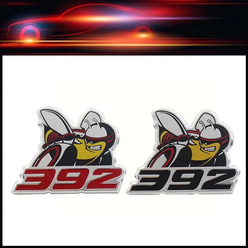 Für Dodge Challenger US SUV Off Road 3D Auto Styling 392 Auto Haube Kotflügel stamm Hinten Motorhaube Typenschild Aufkleber Emblem abzeichen Aufkleber Image