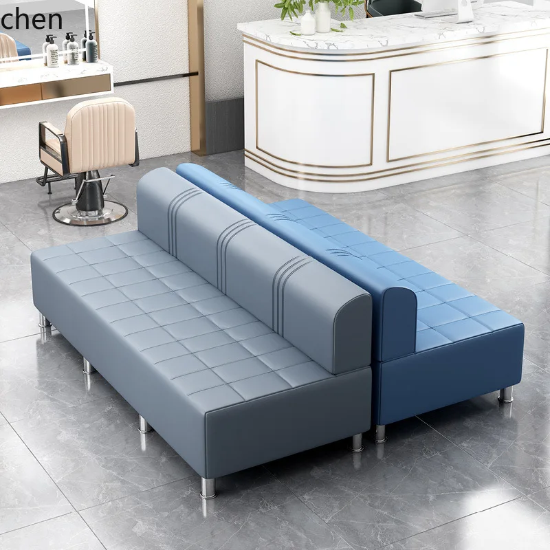 YXY Friseur-Lounge-Sofa, Friseur-Shop-Sofa, Wartestuhl, Internet-Promi-Friseursalon, Gäste, die auf lange Spezialstühle wartet Image