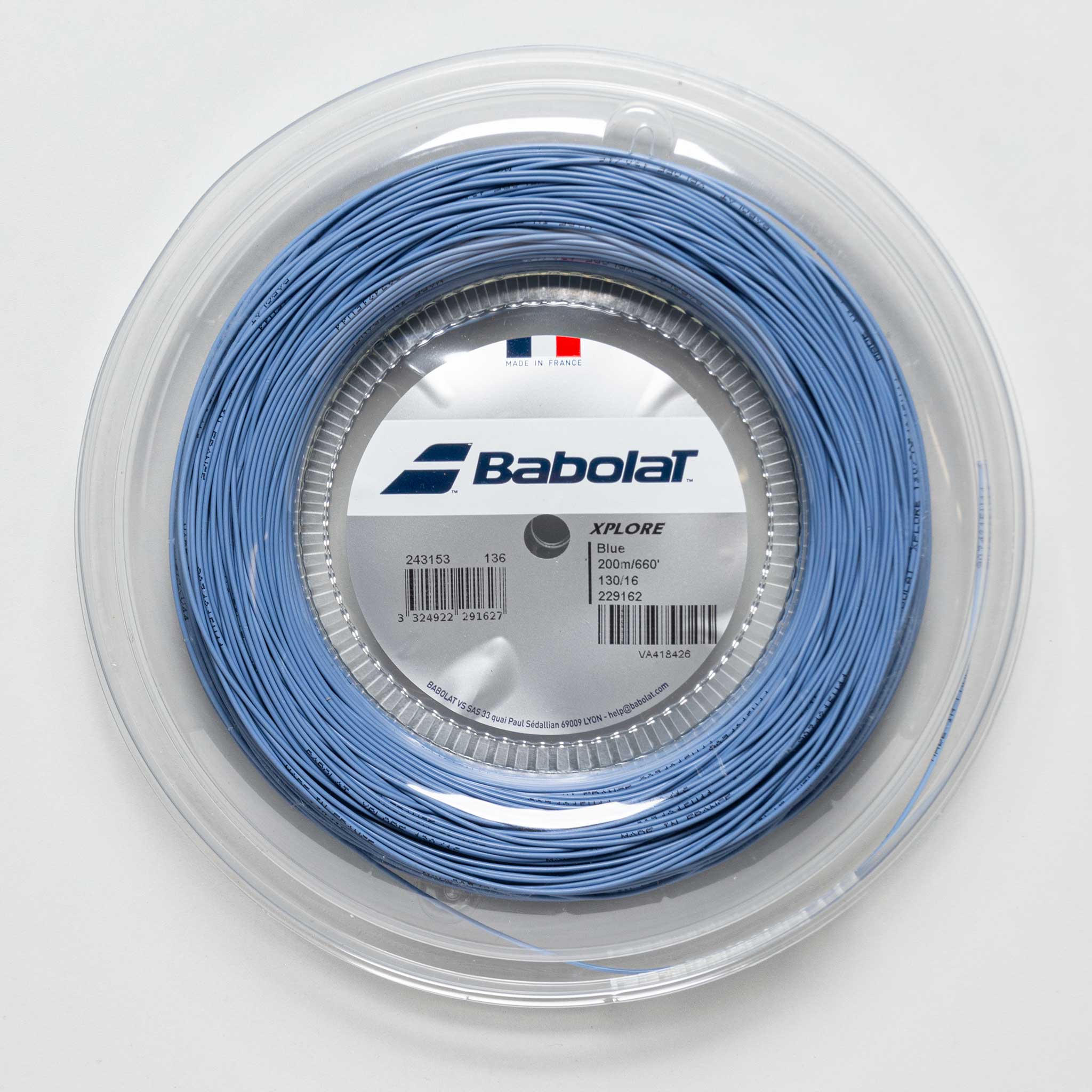 Babolat Xplore 16 660' Reel Tennis String Reels Blue