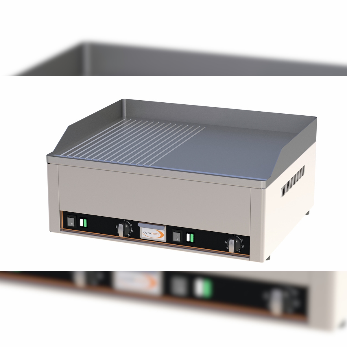 Elektro-Grillplatte 2 Heizzonen Image