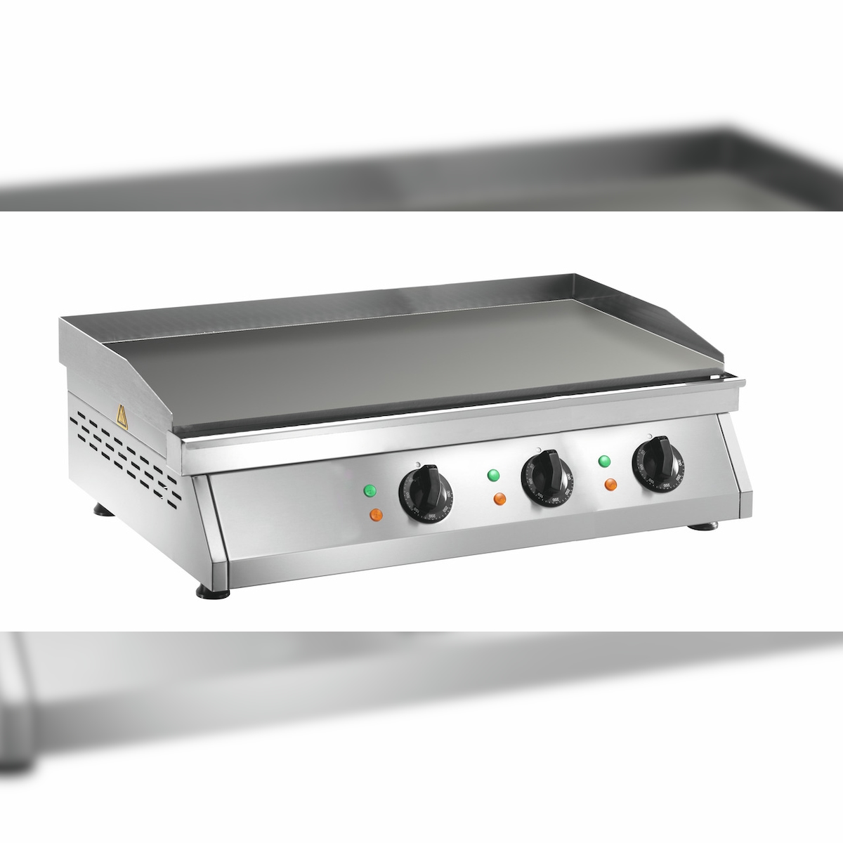 Elektro-Grillplatte glatt 3 Heizzonen Image