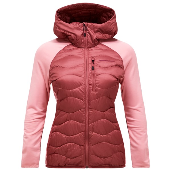 Peak Performance - Women's Helium Down Hybrid Hood - Daunenjacke Gr M rot/rosa