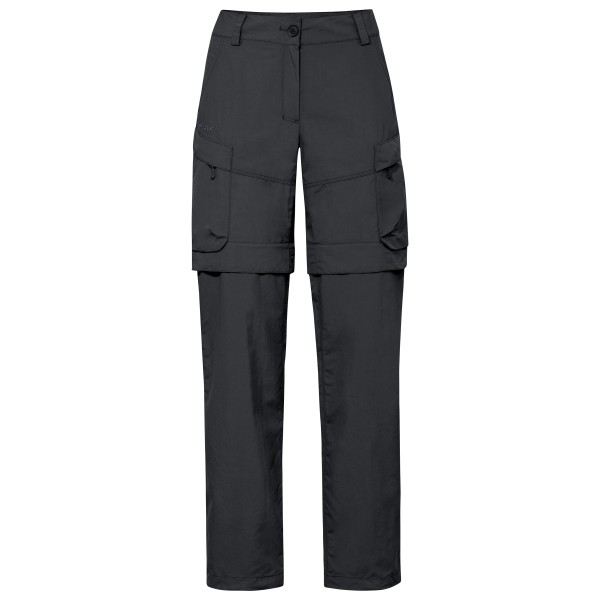 Vaude - Women's Neyland Cargo Zip Off Pants - Trekkinghose Gr 36 - Short schwarz/grau