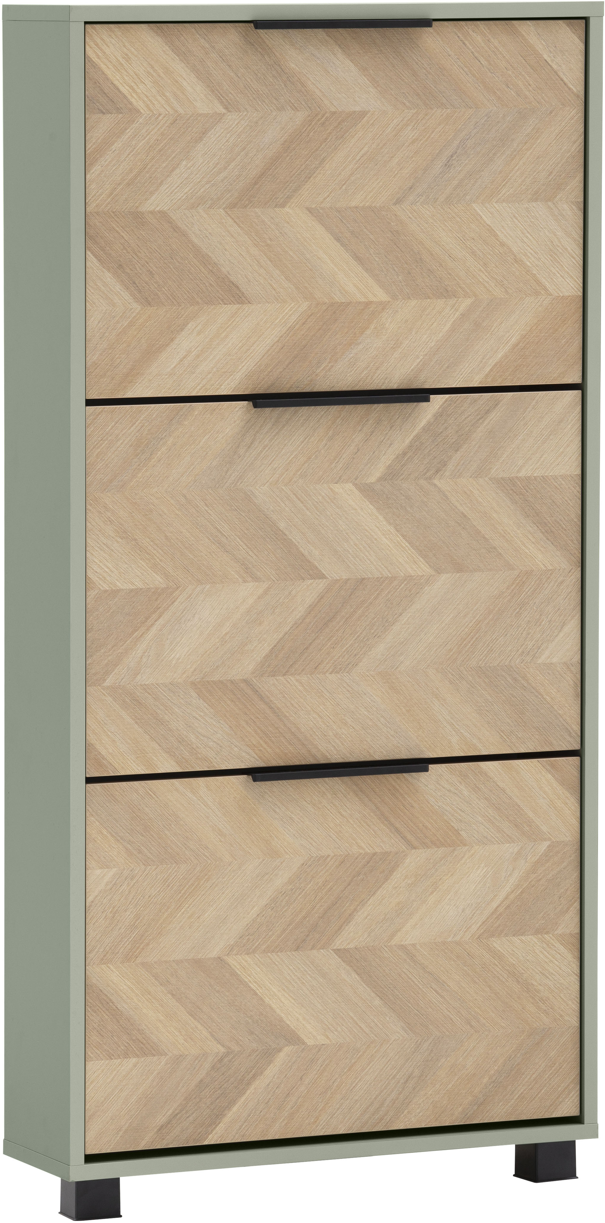 Schuhschrank SCHILDMEYER "Piazza, Breite 59,8 cm", pistazie, pistazie, B/H/T: 59,8cm x 124,5cm x 19,5cm, Schränke, Schuhschrank, Made in Germany