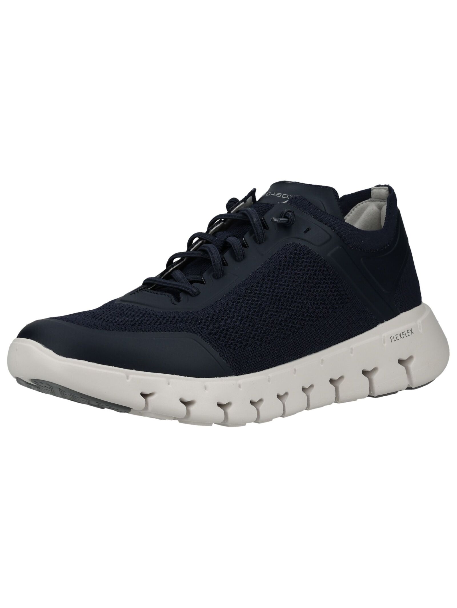 Sneaker PIUS GABOR "Pius Gabor Sneaker Lederimitat/Textil", Herren, Gr. 44, marine, Schuhe Sneaker