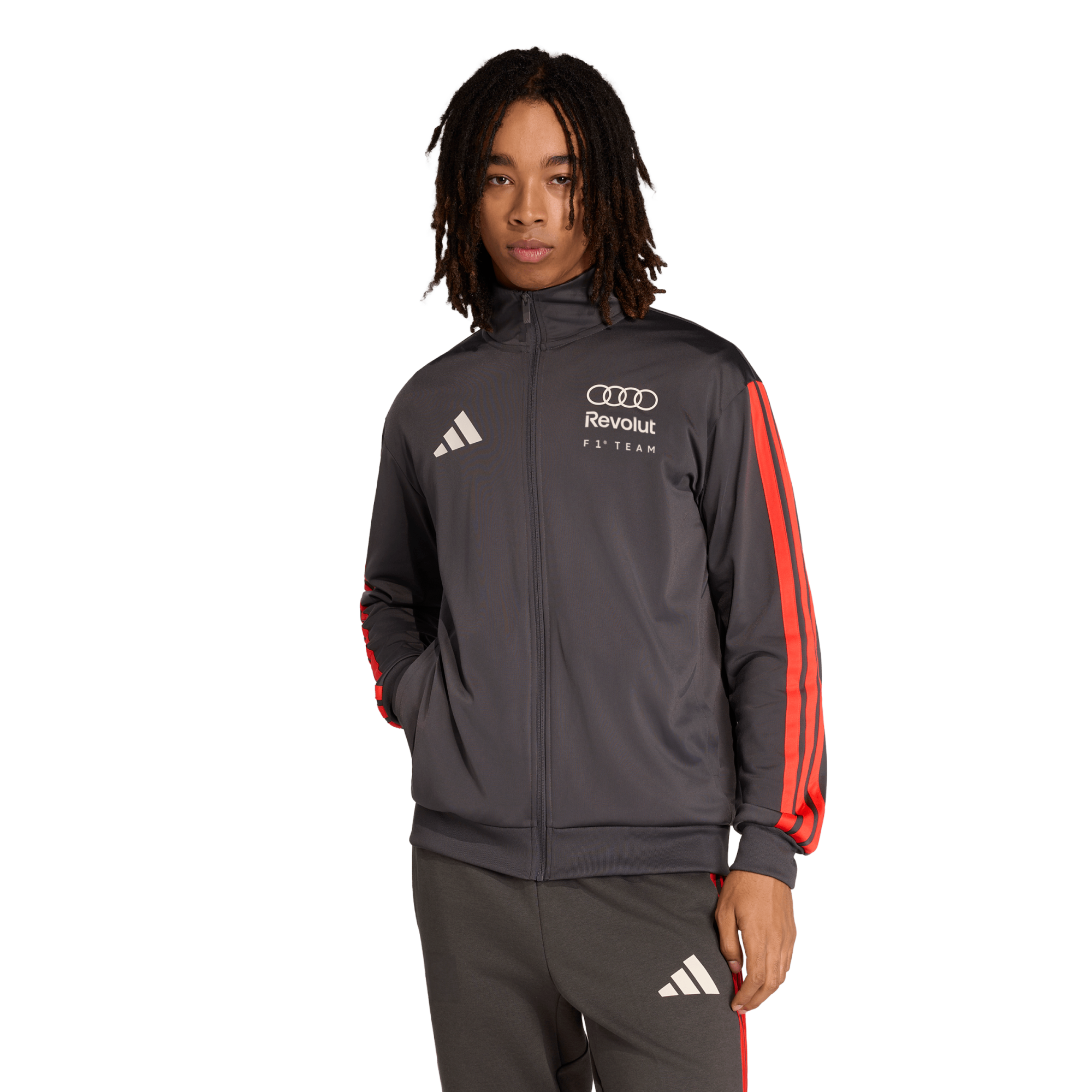 Veste de survêtement Audi F1 adidas DNA - Noir - Homme Taille: L