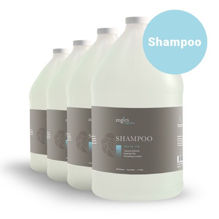 ZOGICS OSFA128-4 Organics Shampoo, Fresh Air, 4PK