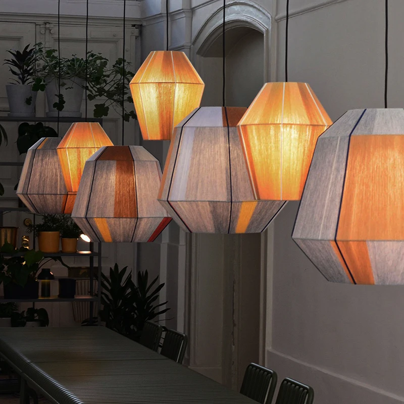 Bonbon Pendel leuchte japanische Hanf Seil Rattan Holz gewebte Licht Homes tay Gang Cafe Bar Kunst Restaurant Lampen Innen dekor Lighti
