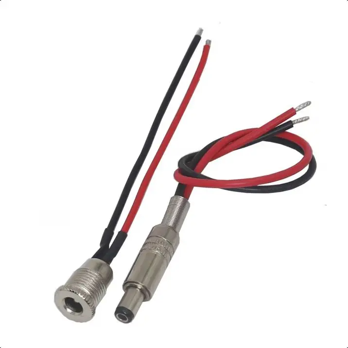 【1PCS】DC099 10CM 15CM 20CM 5,5x2,1mm 5,5x2,5mm DC Steckdose Gewinde Stecker/Buchse Adapter Image