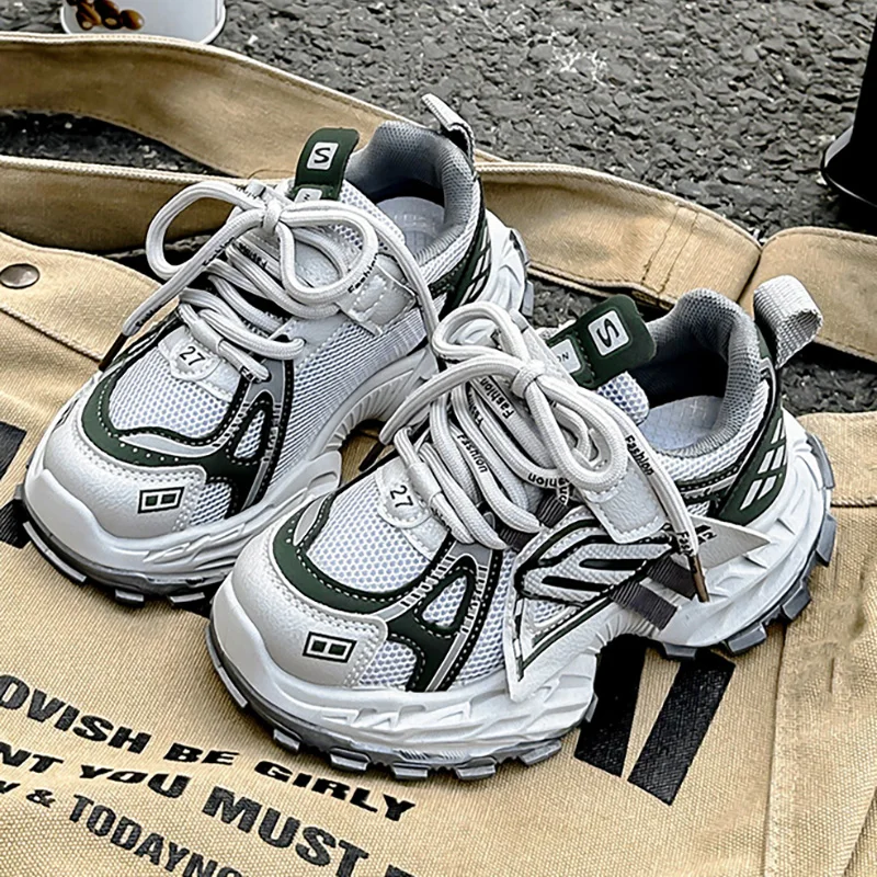 Trendige Mode-Sportschuhe für Kinder, PU-Leder, Teenager-Sneaker, Outdoor-Wanderschuhe, Jungen- und Mädchen-Laufschuhe, Freizeitschuhe