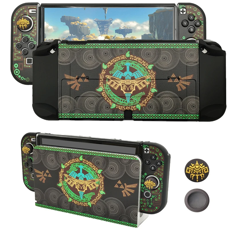 Schalter oled Schutzhülle Hard PC-Abdeckung für Zelda Shell für Nintendo Switch/oled ns Joy-Con Konsole Gehäuse Shell Back Case Image