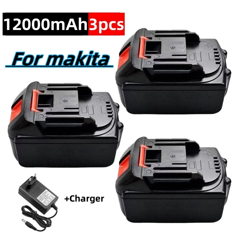 Roza Cinnie-für Makita Elektrowerkzeuge 18 V/21 V MAX 12000 mAh wiederaufladbarer Lithium-Ionen-Akku BL1840B BL1850B BL1860B BL1830B BL1440 Image
