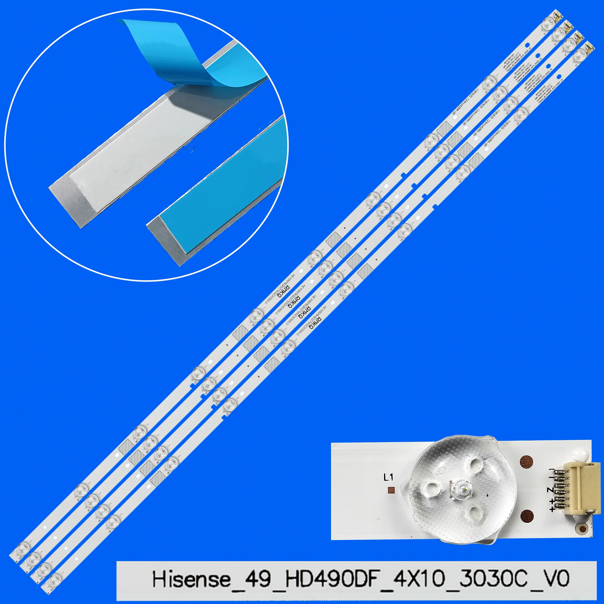 LED-Hintergrundbeleuchtungsstreifen für F49C8000H F49D8100H 49N2170PW 49CFS71 49K300U H49M2100 H49M2600 H49M3000 LED49H300 JL.D490A1330-003BS-M Image