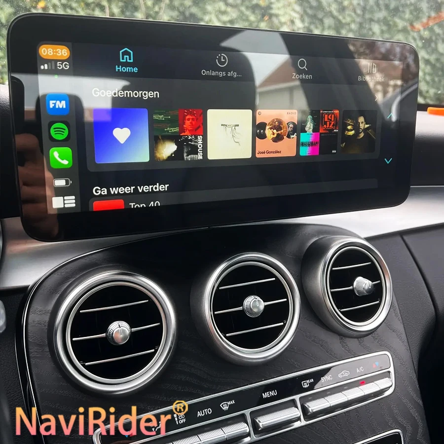 Bester Prozessor Android-Bildschirm für Benz C-Klasse W205 C180 C200 C220 C300 C350 V W447 GLC X253 Carplay Video Autoradio Head Unit Image
