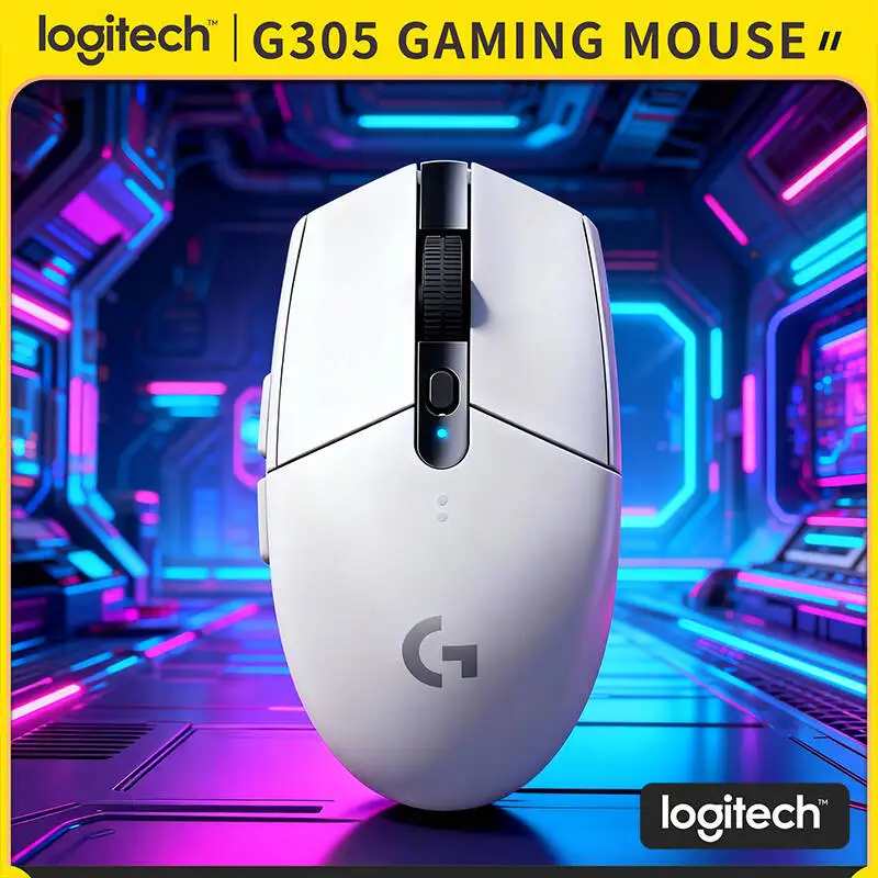 Logitech G305 Gaming-Maus Kabellos 12K DPI 6 Programmierbare Tasten Geringe Latenz für Windows E-Sport-Gamer Image