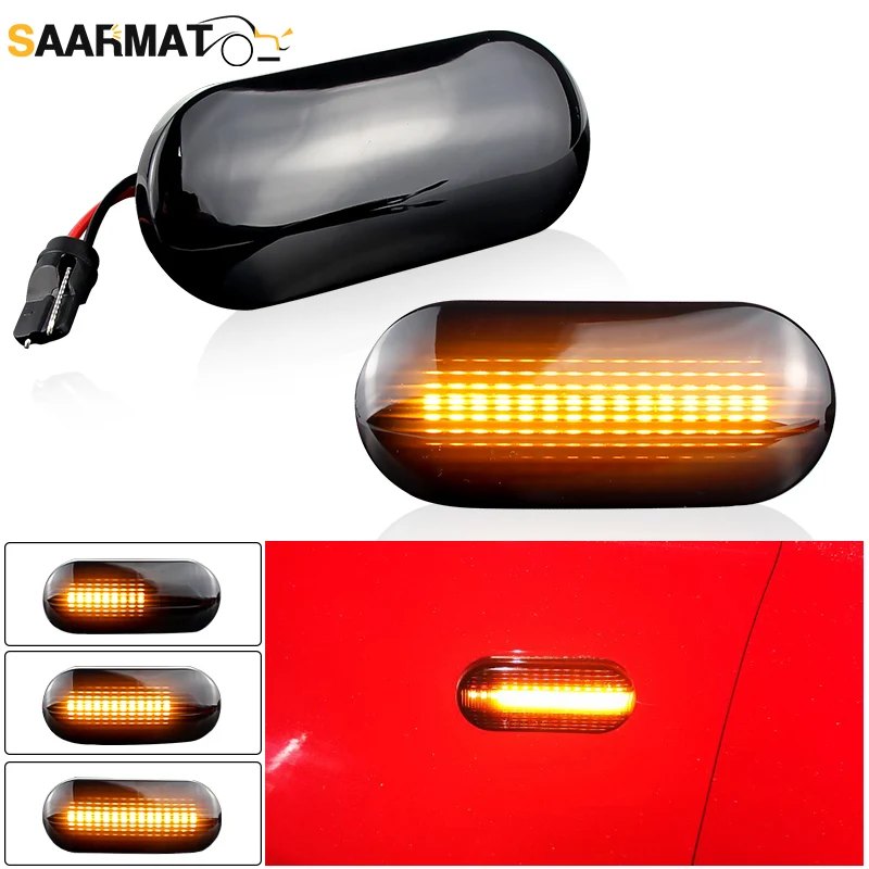 2 stücke LED Dynamische Seite Marker Licht Blinker Licht Für Seat Ibiza 6L 2002-2008 Cordoba Toledo Leon MK1 MK2 1996-2006 7E0949117 Image