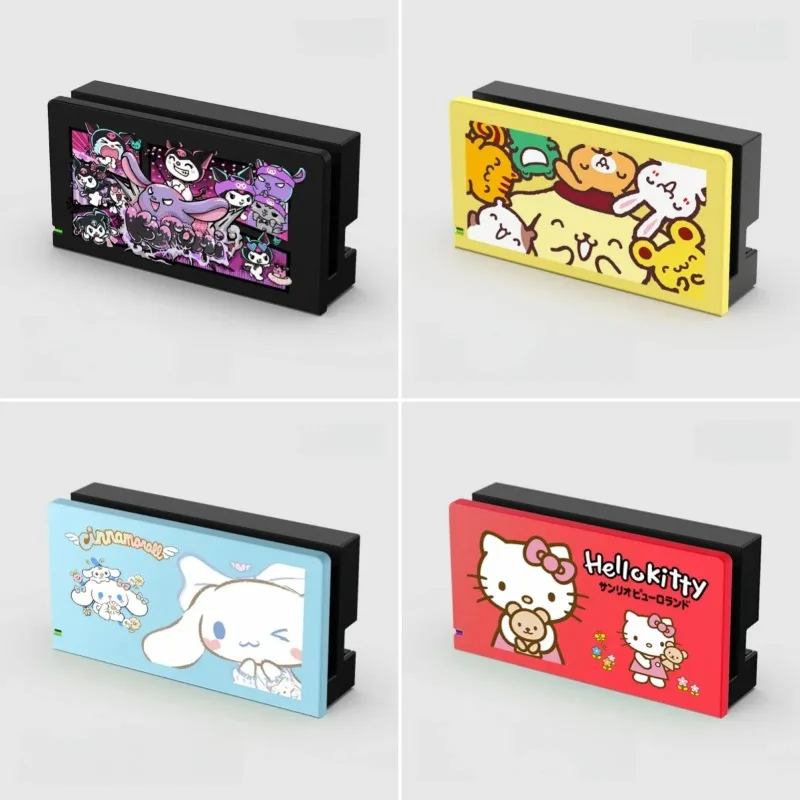 Sanrio Hello Kitty dekorative Frontplatte Schutzhülle harte tragbare Reise Shell Konsole für Nintendo Switch Basis Zubehör