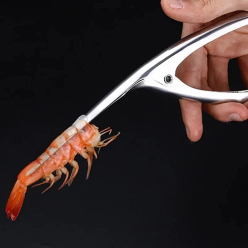 Garnelen-Schäler Küchenwerkzeug Tragbarer Garnelen-Schalenentferner Meeresfrüchte-Schälgerät für den Hausgebrauch Garnelen-Schälzubehör Image