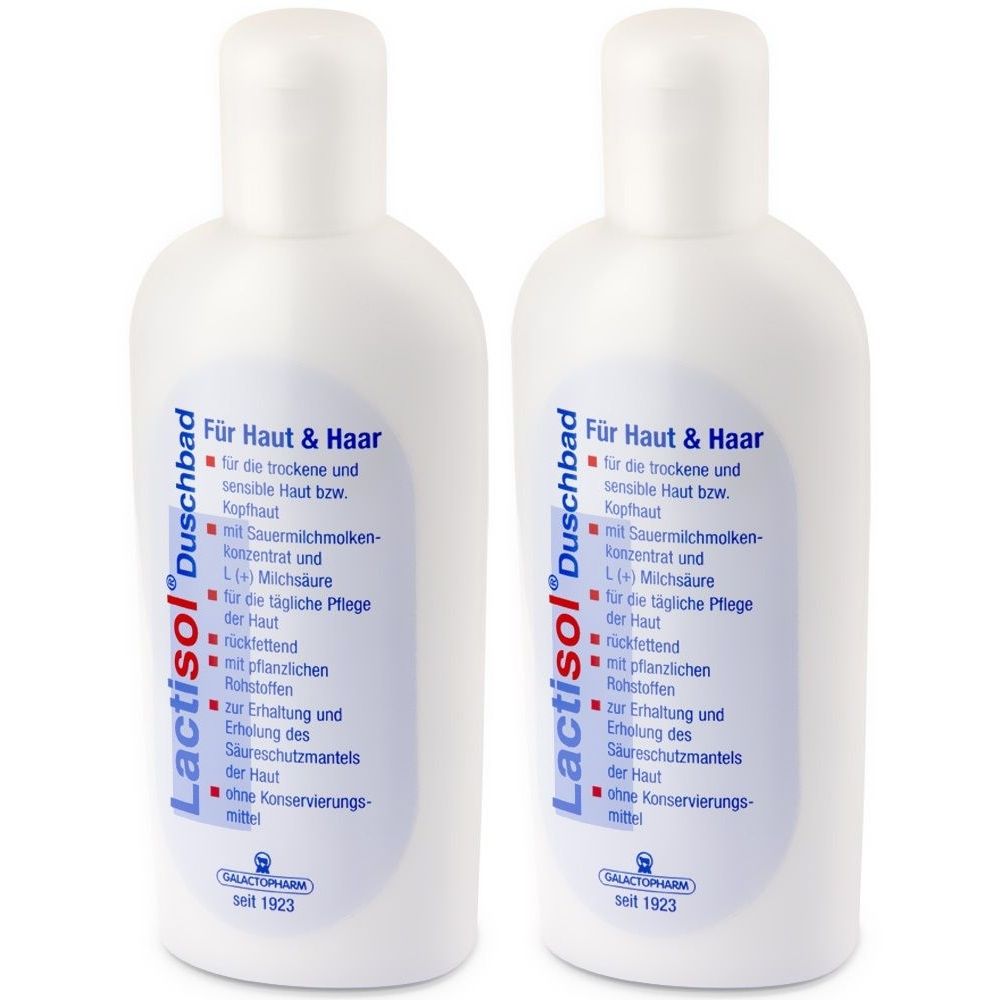 Lactisol Duschbad 2x 2x200 ml Flüssigseife