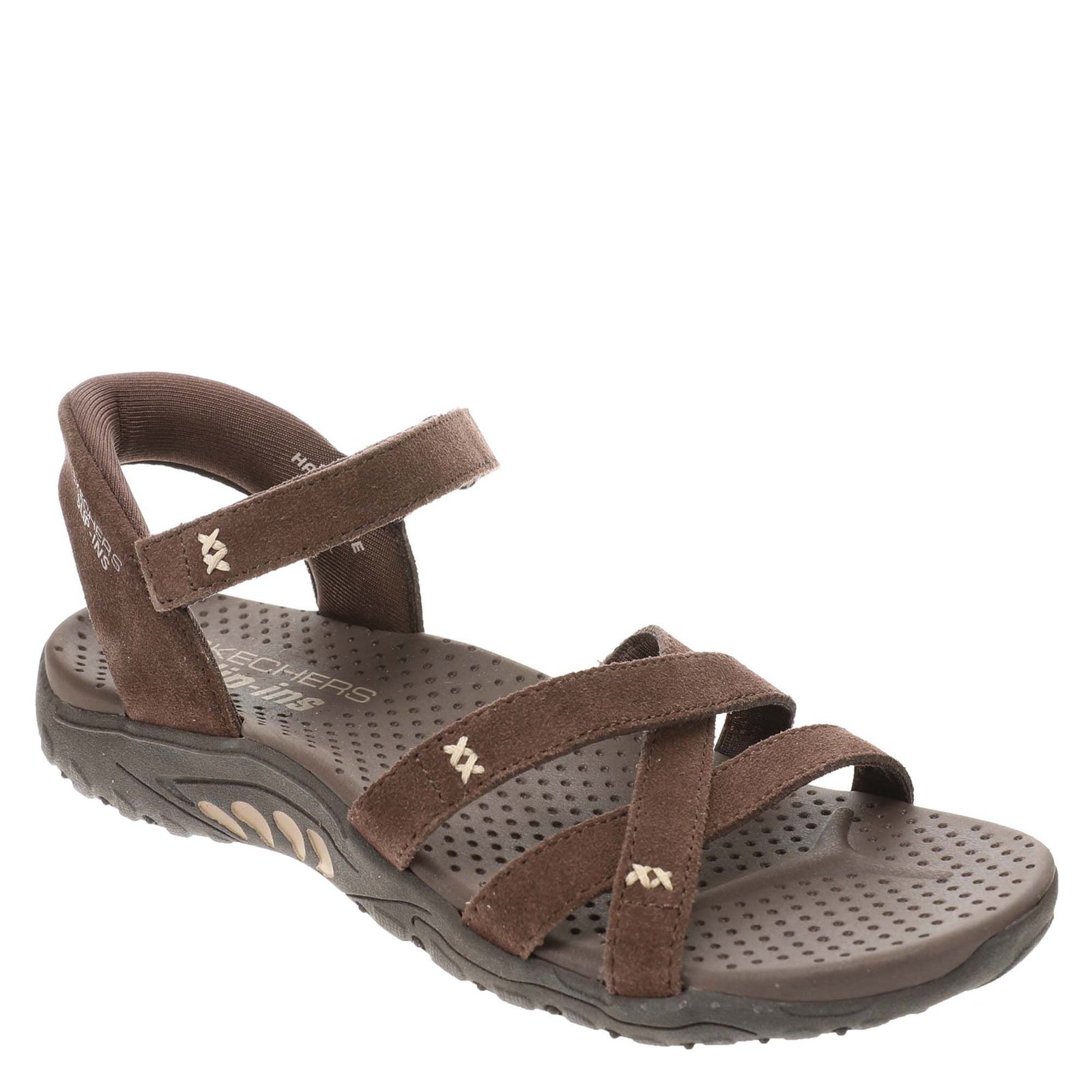 Skechers Modern Comfort-Season Slip-ins: Reggae 163620 - Womens 10 Brown Sandal Medium