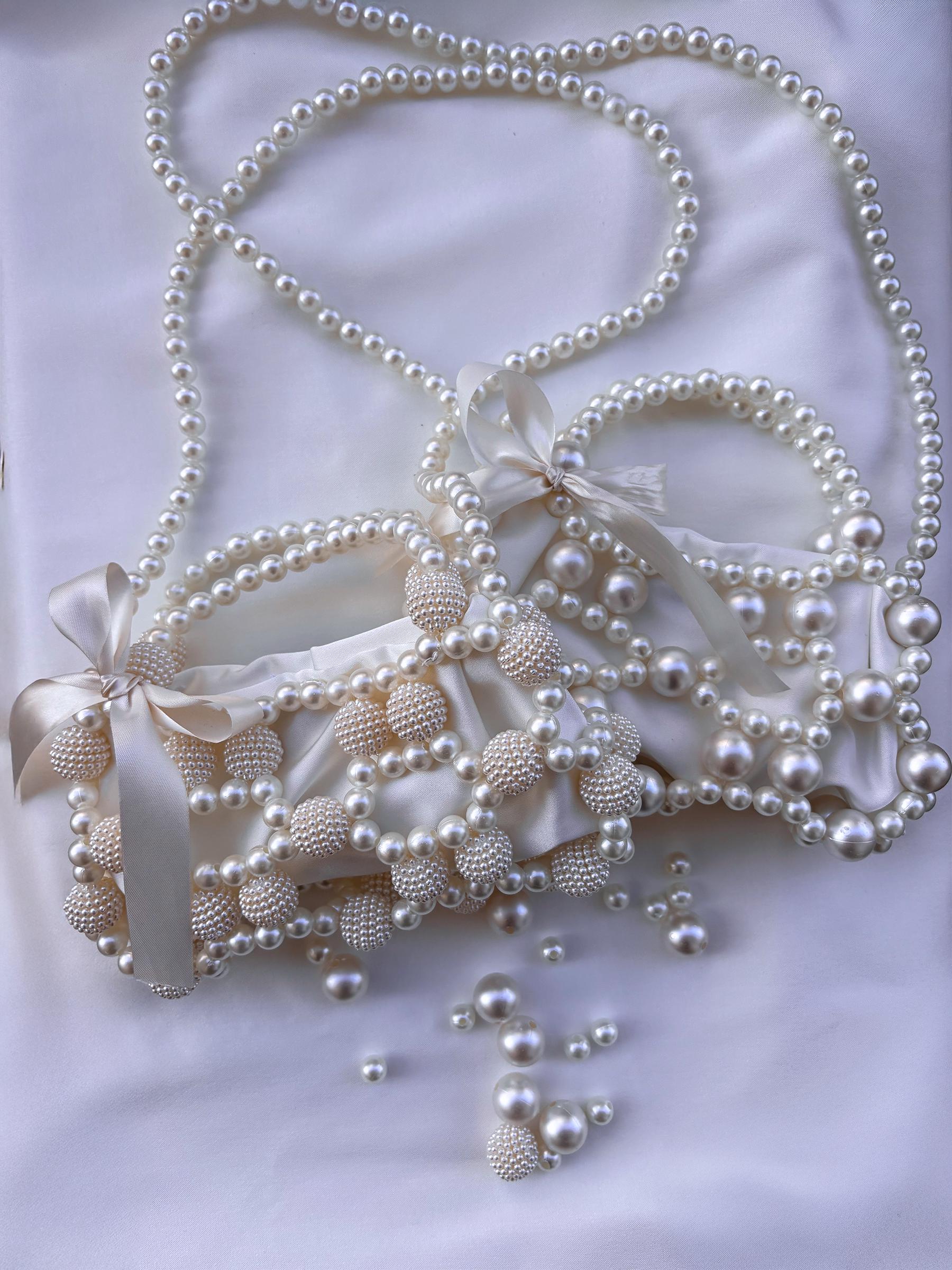 Perle Perlen Tasche Perle Clutch Tasche, Perle Hochzeit Handtasche, Perle Abendtasche, Perle Handtasche, weiße Brauthandtasche, Braut Clutch,Hochzeits