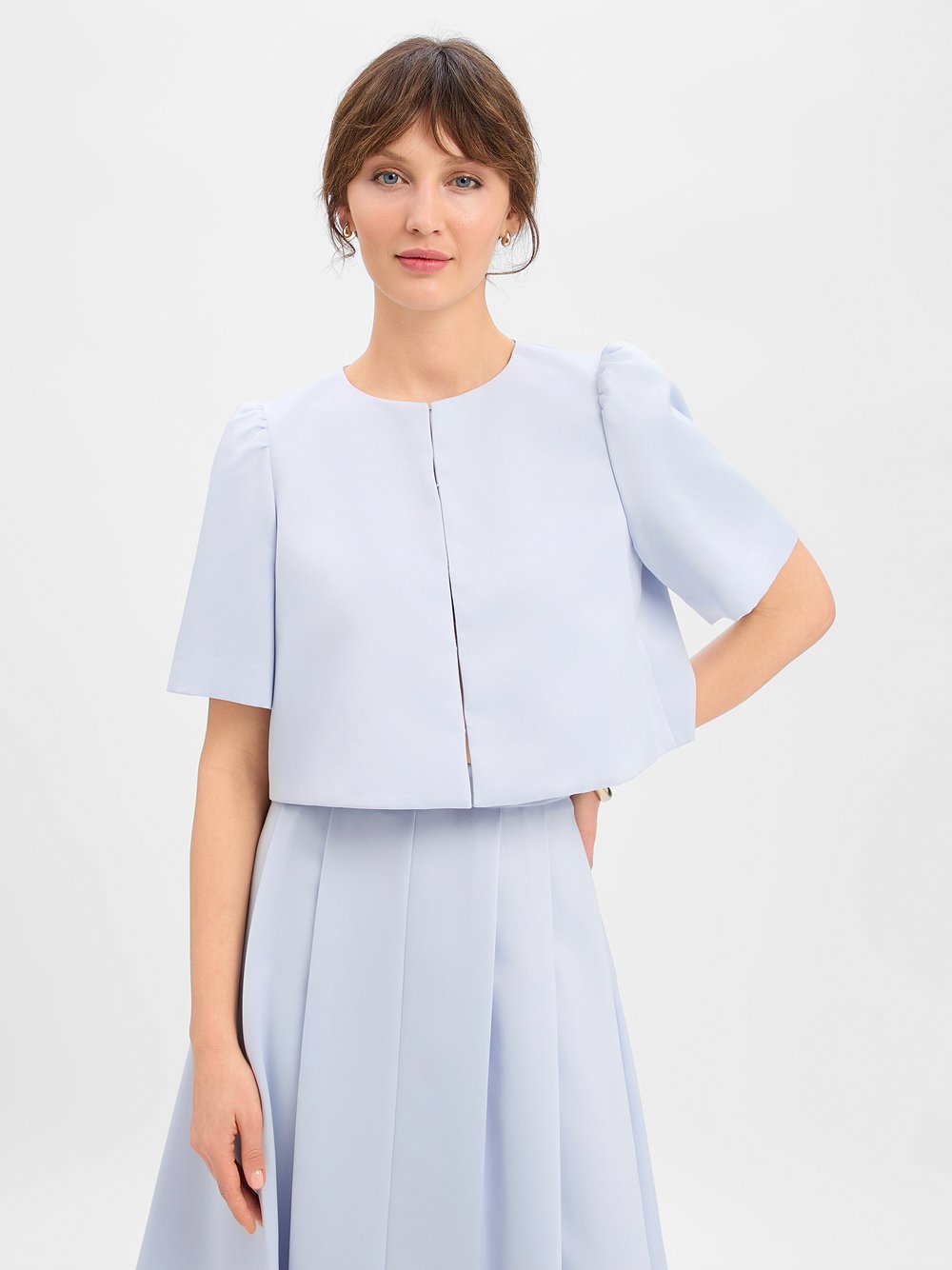 Marie Lund Bolero Damen hellblau, 38 Image