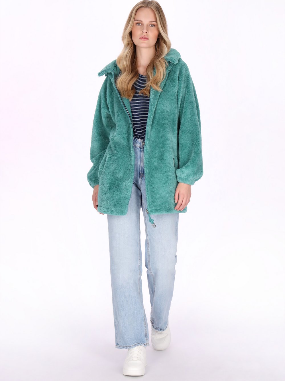 Schmuddelwedda Kapuzenpullover Damen blau, XXL Image